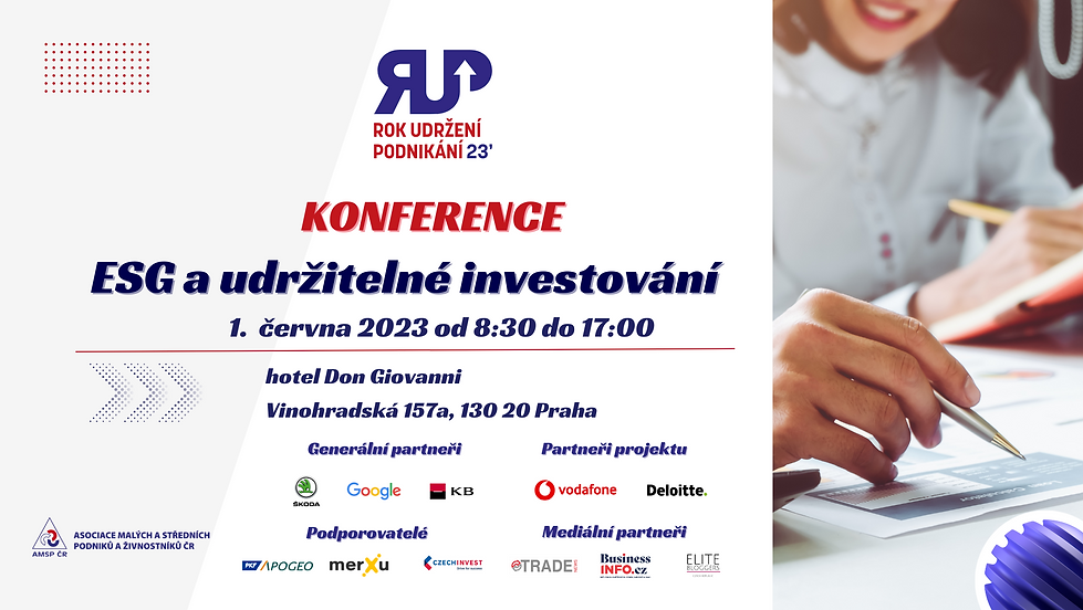 Konference ESG a udržitelné investování